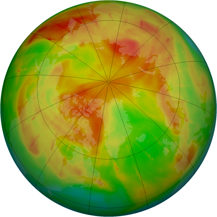 Arctic ozone map for 04 May 2010